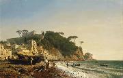 Andreas Achenbach Porto Venere am Ligurischen Meer oil painting artist